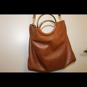 Cognac brown purse